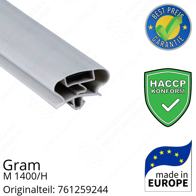 Gram M 1400/H Türdichtung 155,0 x 65,0 cm