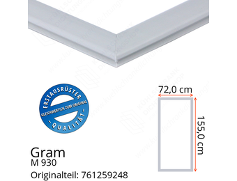 Gram M 930 Türdichtung 155,0 x 72,0 cm