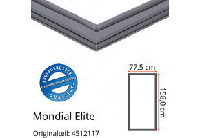 Mondial Elite Türdichtung 158,0 x 77,5 cm Ersatzteil: 4512117 für verschiedene Modelle