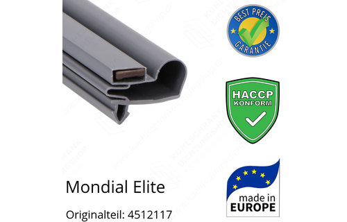 Mondial Elite Türdichtung 158,0 x 77,5 cm Ersatzteil: 4512117 für verschiedene Modelle