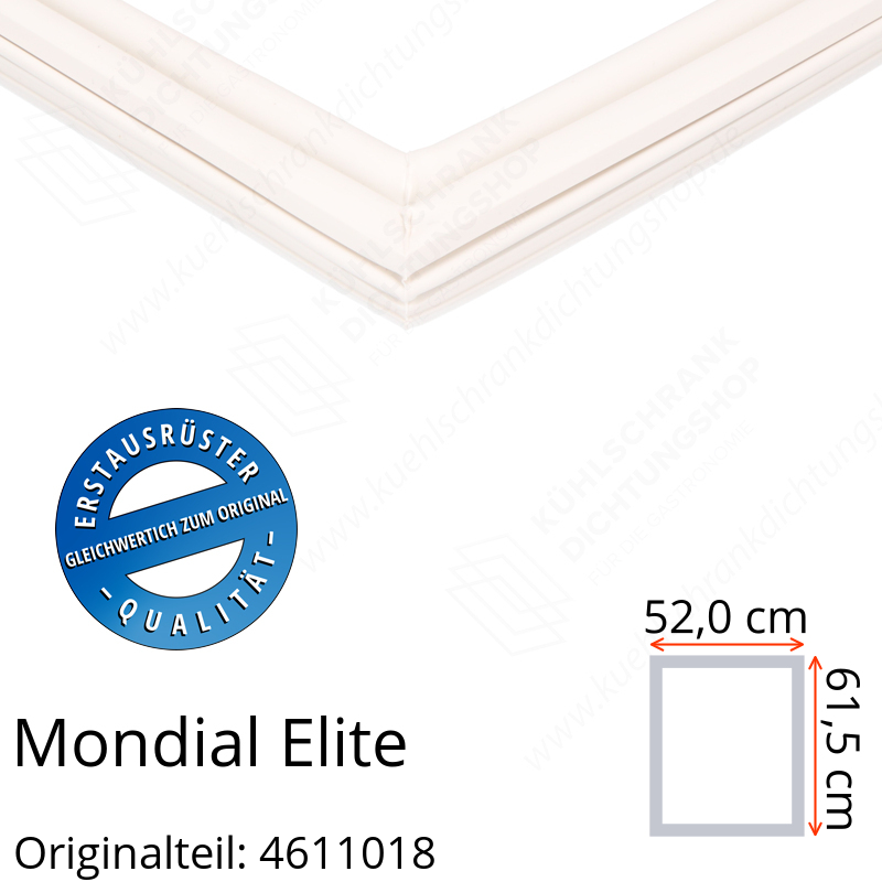 Mondial Elite Türdichtung 61,5 x 52,0 cm Ersatzteil: 4611018 für verschiedene Modelle