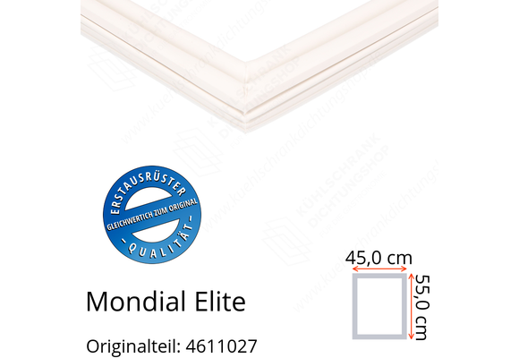 Mondial Elite Türdichtung 55,0 x 45,0 cm Ersatzteil: 4611027 für verschiedene Modelle