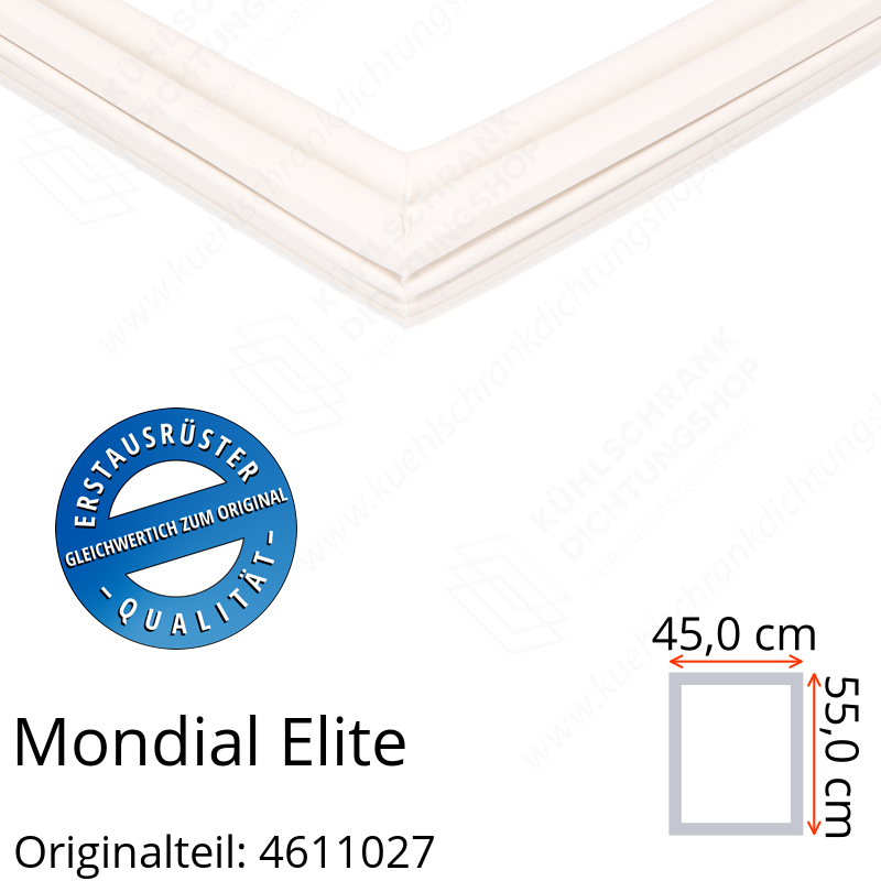 Mondial Elite Türdichtung 55,0 x 45,0 cm Ersatzteil: 4611027 für verschiedene Modelle