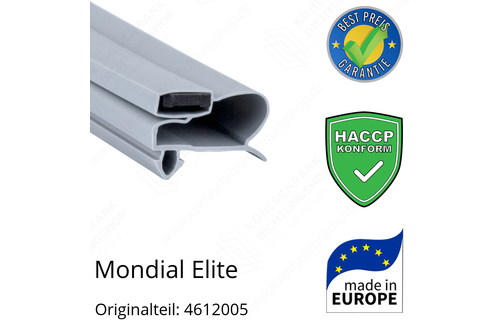 Mondial Elite Türdichtung 164,0 x 71,0 cm Ersatzteil: 4612005 für verschiedene Modelle
