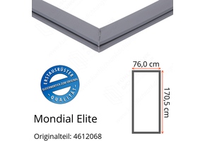 Mondial Elite Türdichtung 170,5 x 76,0 cm Ersatzteil: 4612068 für verschiedene Modelle