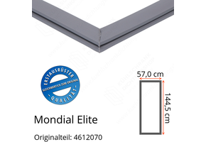 Mondial Elite Türdichtung 144,5 x 57,0 cm Ersatzteil: 4612070 für verschiedene Modelle