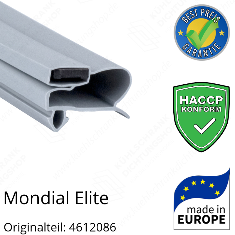 Mondial Elite Türdichtung 133,0 x 75,5 cm Ersatzteil: 4612086 für verschiedene Modelle