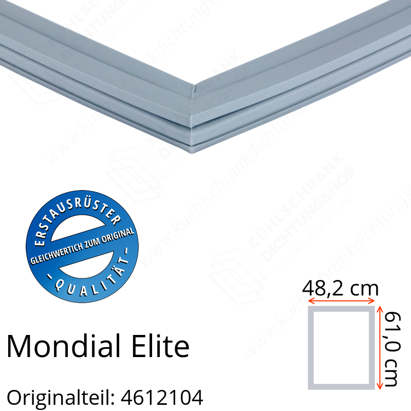 Mondial Elite Türdichtung 61,0 x 48,2 cm Ersatzteil: 4612104 für verschiedene Modelle