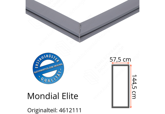Mondial Elite Türdichtung 144,5 x 57,5 cm Ersatzteil: 4612111 für verschiedene Modelle