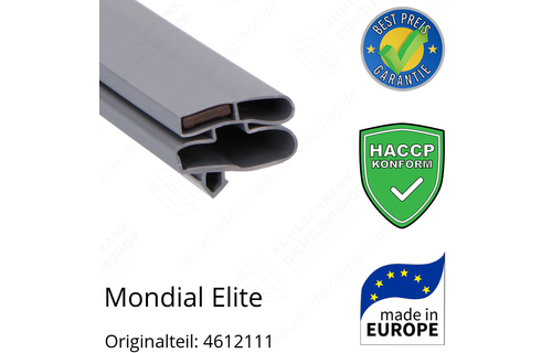 Mondial Elite Türdichtung 144,5 x 57,5 cm Ersatzteil: 4612111 für verschiedene Modelle