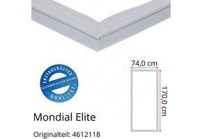 Mondial Elite Türdichtung 170,0 x 74,0 cm Ersatzteil: 4612118 für verschiedene Modelle