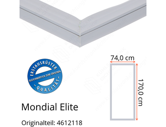 Mondial Elite Türdichtung 170,0 x 74,0 cm Ersatzteil: 4612118 für verschiedene Modelle