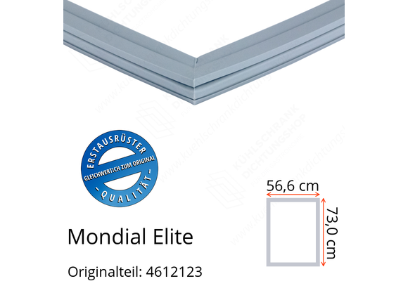 Mondial Elite Türdichtung 73,0 x 56,6 cm Ersatzteil: 4612123 für verschiedene Modelle