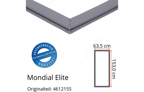 Mondial Elite Türdichtung 153,0 x 63,5 cm Ersatzteil: 4612155 für verschiedene Modelle