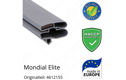 Mondial Elite Türdichtung 153,0 x 63,5 cm Ersatzteil: 4612155 für verschiedene Modelle