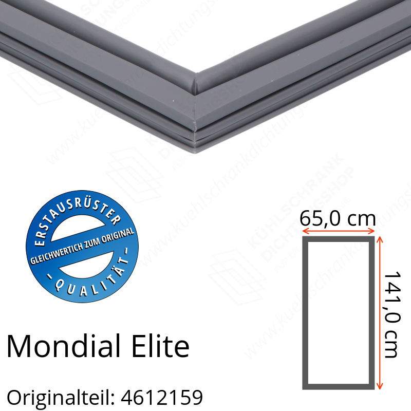 Mondial Elite Türdichtung 141,0 x 65,0 cm Ersatzteil: 4612159 für verschiedene Modelle