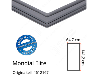 Mondial Elite Türdichtung 141,2 x 64,7 cm Ersatzteil: 4612167 für verschiedene Modelle