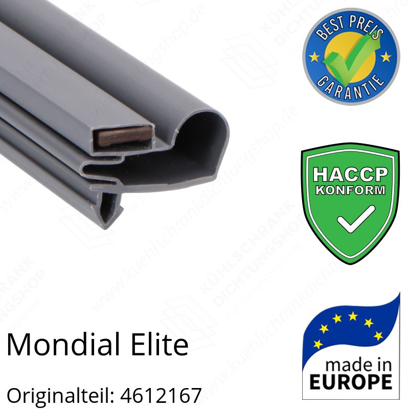 Mondial Elite Türdichtung 141,2 x 64,7 cm Ersatzteil: 4612167 für verschiedene Modelle