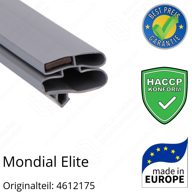 Mondial Elite Türdichtung 175,0 x 58,0 cm Ersatzteil: 4612175 für verschiedene Modelle