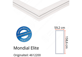 Mondial Elite Türdichtung 158,6 x 59,2 cm Ersatzteil: 4612200 für verschiedene Modelle