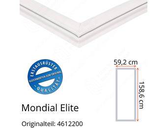 Mondial Elite Türdichtung 158,6 x 59,2 cm Ersatzteil: 4612200 für verschiedene Modelle