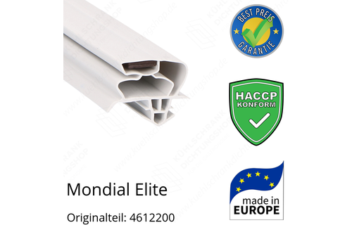 Mondial Elite Türdichtung 158,6 x 59,2 cm Ersatzteil: 4612200 für verschiedene Modelle