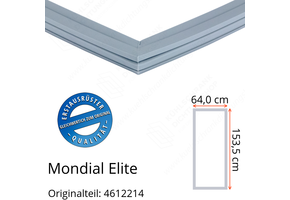 Mondial Elite Türdichtung 153,5 x 64,0 cm Ersatzteil: 4612214 für verschiedene Modelle