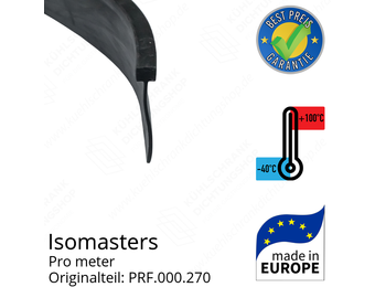 Isomasters Bodengummi für Drehtür (Schleifdichtung) pro Meter Ersatzteil: PRF.000.270