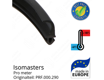 Isomasters Dichtungsgummi für Drehtür pro Meter Ersatzteil: PRF.000.290