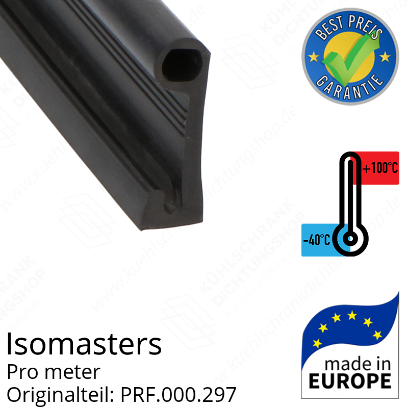 Isomasters Dichtungsgummi für ISOMATIC Schiebetür pro Meter Ersatzteil: PRF.000.297
