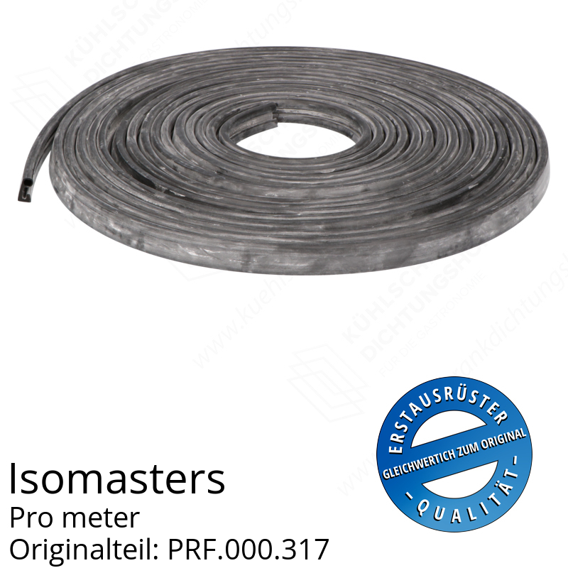 Isomasters Dichtungsgummi für ISONOMIC Schiebetür pro Meter Ersatzteil: PRF.000.317
