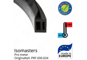 Isomasters Bodengummi (Schleifdichtung) pro Meter Ersatzteil: PRF.000.634