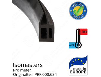 Isomasters Bodengummi (Schleifdichtung) pro Meter Ersatzteil: PRF.000.634
