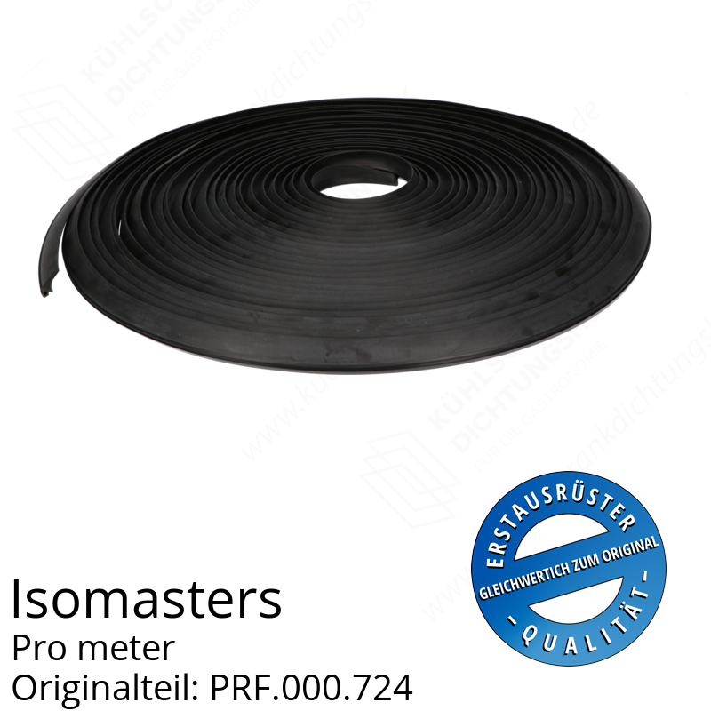 Isomasters Dichtungsgummi für Schiebetür und Drehtür pro Meter Ersatzteil: PRF.000.724
