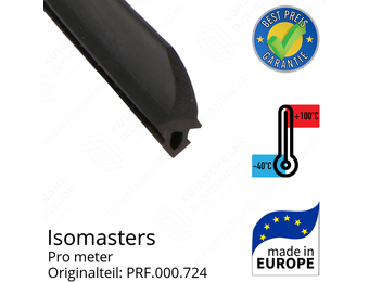 Isomasters Dichtungsgummi für Schiebetür und Drehtür pro Meter Ersatzteil: PRF.000.724