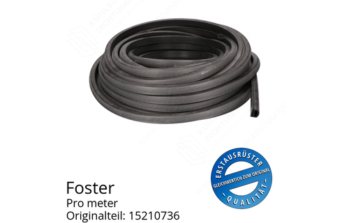 Foster Dichtungsgummi für Drehtür pro Meter Ersatzteil: 15210736