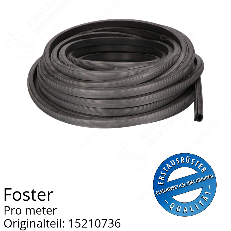 Foster Dichtungsgummi für Drehtür pro Meter Ersatzteil: 15210736