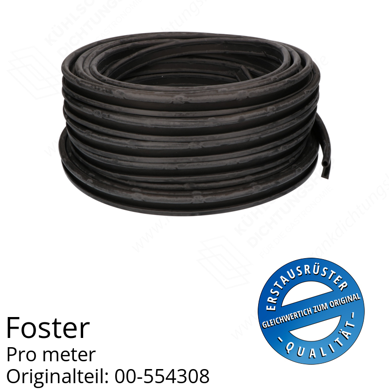 Foster Dichtungsgummi für Schiebetür und Pendeltür pro Meter Ersatzteil: 00-554308