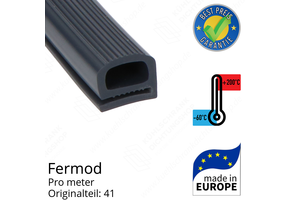 Fermod Dichtungsgummi für Drehtür pro Meter Ersatzteil: 41