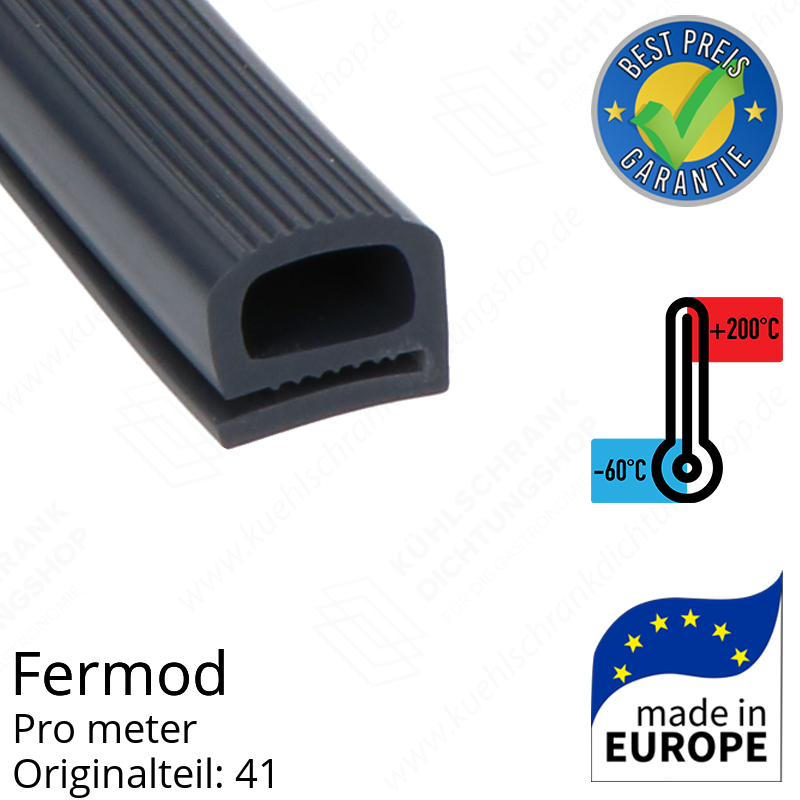Fermod Dichtungsgummi für Drehtür pro Meter Ersatzteil: 41