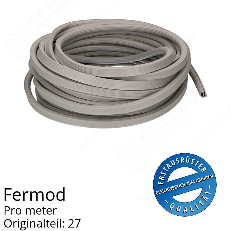 Fermod Dichtungsgummi für Drehtür pro Meter Ersatzteil: 27