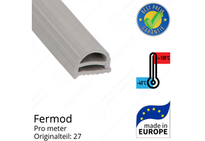 Fermod Dichtungsgummi für Drehtür pro Meter Ersatzteil: 27