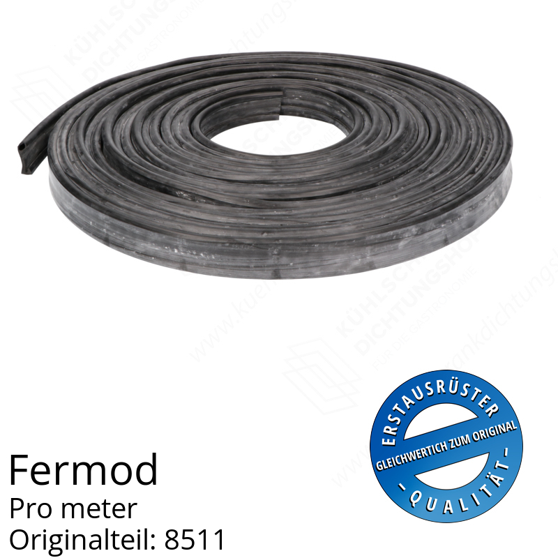 Fermod Dichtungsgummi für Schiebetür und Pendeltür pro Meter Ersatzteil: 8511