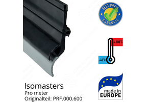 Isomasters Bodengummi für Drehtür (Schleifdichtung) pro Meter Ersatzteil: PRF.000.600