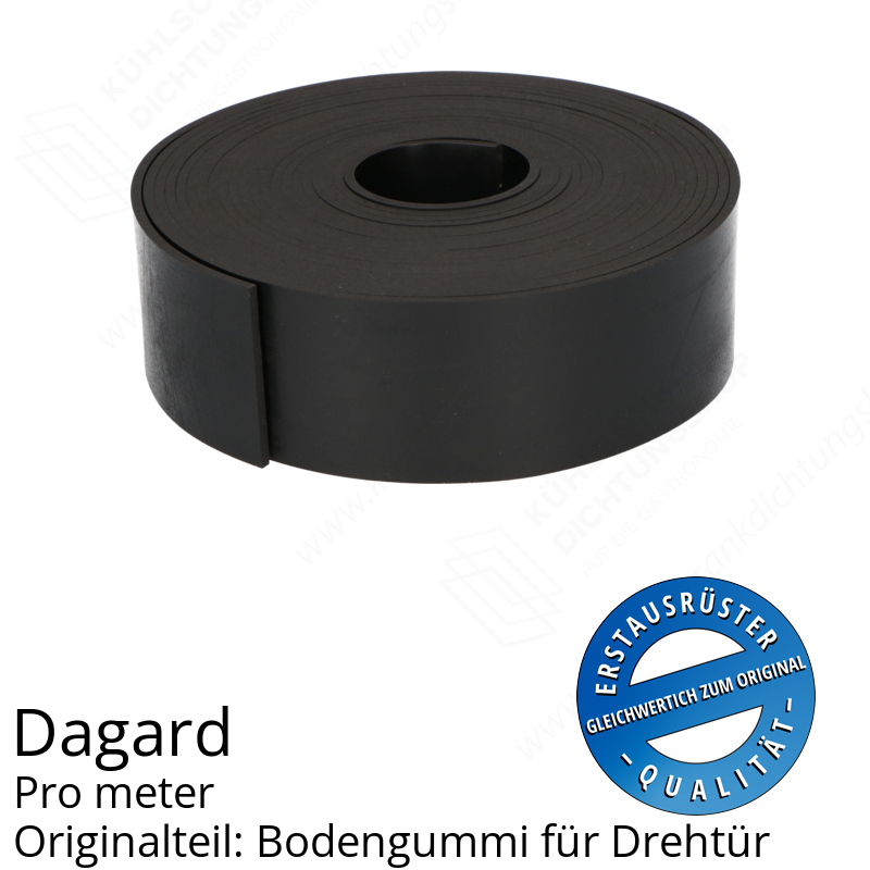 Dagard Dichtungsgummi pro Meter Ersatzteil: Bodengummi für Drehtür