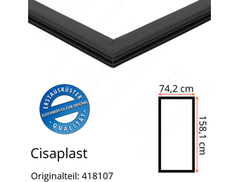 Cisaplast Türdichtung 158,1 x 74,2 cm Original Ersatzteilnummer: 418107