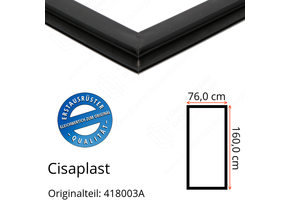 Cisaplast Türdichtung 160,0 x 76,0 cm Original Ersatzteilnummer: 418003A