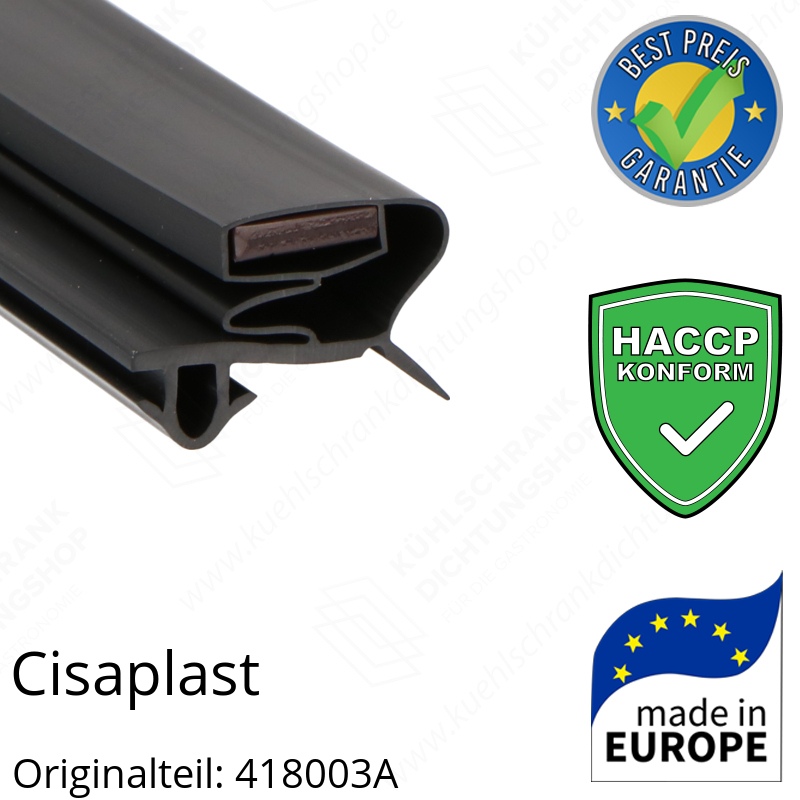 Cisaplast Türdichtung 160,0 x 76,0 cm Original Ersatzteilnummer: 418003A