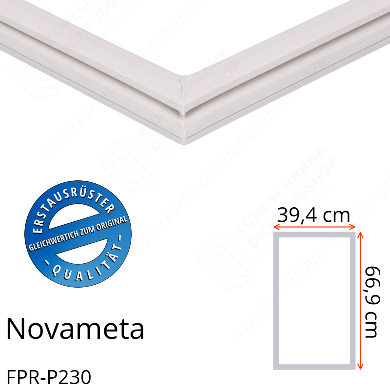 Novameta FPR-P230 Türdichtung 66,9 x 39,4 cm