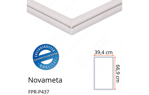 Novameta FPR-P437 Türdichtung 66,9 x 39,4 cm